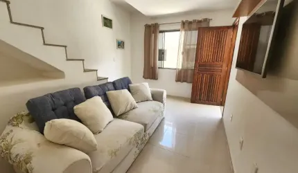 CASA DUPLEX DE 2 QUARTOS COM SUÍTE NO BAIRRO DA LUZ – PORTEIRA FECHADA