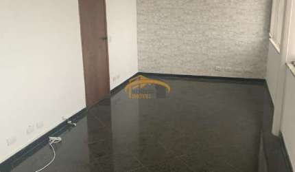 Sala comercial para locação, Vila Osasco, com lavabo, ar condicionado e 1 vaga de garagem.