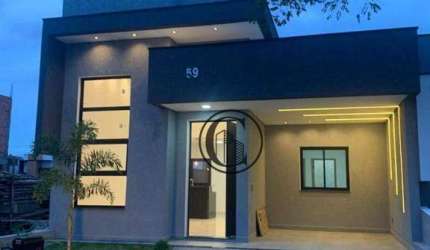 Casa com 3 dormitórios à venda, 110 m² por R$ 798.000,00 - Condomínio Terras de São Francisco - Sorocaba/SP