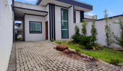 CASA COM SUÍTE E ÁREA GOURMET,  LOCALIZADA EM FAZENDA RIO GRANDE