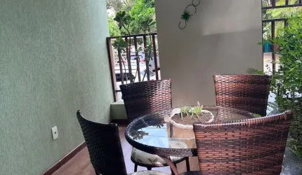Lindo apartamento mobiliado em Praia do Forte - porteira fechada