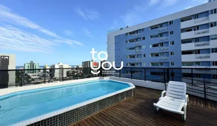 Apartamento para Locação em João Pessoa, Cabo Branco, 1 dormitório, 1 banheiro, 1 vaga