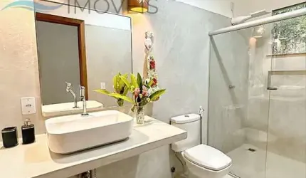 Luxuosa mansão de 6 quartos com 6 suites, 2 salas e 4 vagas de garagem em Trancoso-BA, bairro exclusivo!