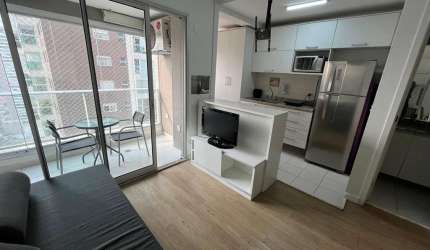 Apartamento para Venda em São Paulo, Cidade Monções, 1 dormitório, 1 banheiro, 1 vaga