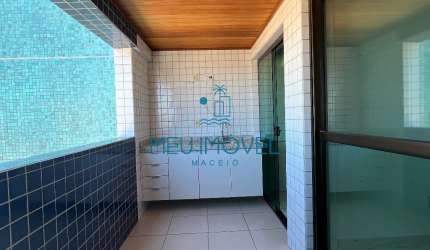 Invista nessa moradia estratégica , perto de tudo! Apartamento espaçoso com Varanda Gourmet? Sim, 67 m2 , dois quartos com Varanda em Jatiúca, Maceió/AL