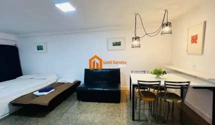 Apartamento com 1 quarto à venda na Avenida Beira Mar, 3960, Meireles, Fortaleza por R$ 420.000