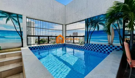 Cobertura com 4 quartos à venda na Rua Tibúrcio Cavalcante, 2777, Aldeota, Fortaleza por R$ 900.000