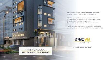 2700VG - Studios, 1 Dormitório e Lofts na Visconde de Guarapuava próximo ao Shopping Estação