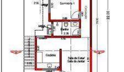 Casa com 2 dormitórios à venda, 58 m² por R$ 270.000 - Jardim residencial Santa Carolina - Leme/SP