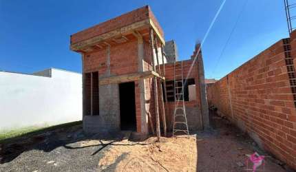 Casa com 2 dormitórios à venda, 58 m² por R$ 290.000,00 - Jardim residencial Santa Carolina - Leme/SP