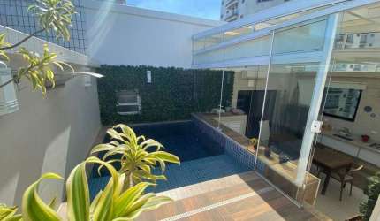 Cobertura com 3 dormitórios à venda, 277 m² por R$ 1.890.000,00 - Ponta da Praia - Santos/SP