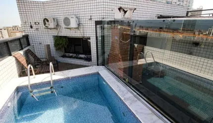 Cobertura com 4 dormitórios à venda, 250 m² por R$ 1.980.000,00 - Ponta da Praia - Santos/SP