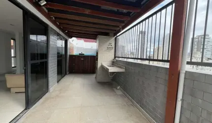 Cobertura com 4 dormitórios à venda, 191 m² por R$ 1.450.000,00 - Embaré - Santos/SP