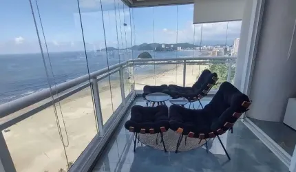 Apartamento com 2 dormitórios à venda, 105 m² por R$ 3.250.000,00 - Pompéia - Santos/SP
