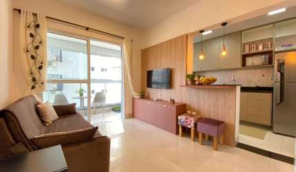 Apartamento com 1 dormitório à venda, 52 m² por R$ 810.000,00 - Aparecida - Santos/SP