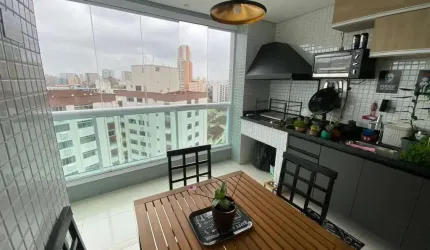 Apartamento com 2 dormitórios à venda, 79 m² por R$ 1.290.000,00 - Gonzaga - Santos/SP