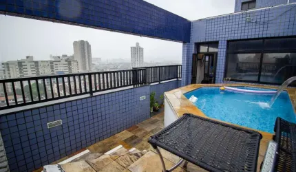Cobertura à venda, 135 m² por R$ 790.000,00 - Estuário - Santos/SP