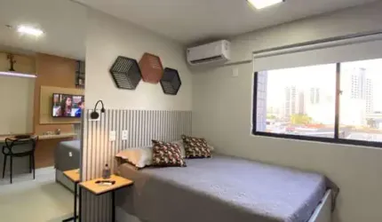 Flat à Venda em Ponta da Areia - 22m², 1 Quarto, R$250.000