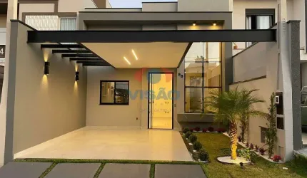 Casa em condomínio à venda, 3 quartos, 1 suíte, 2 vagas, Jardins do Império - Indaiatuba/SP