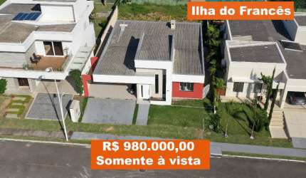 Casas individuais em condomínio fechado no Red Park a partir de R$ 980mil.