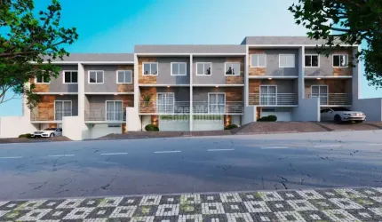 Sobrados em Construção no Bairro Imigrante com 03 dormitórios