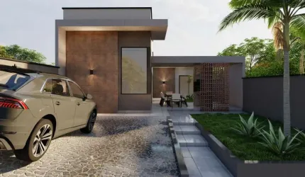 CASA EM EXTREMA MG VENDA 83 M² 3 QUARTOS 2 VAGAS DE GARAGEM