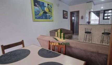 Apartamento com amplo dormitório à venda, 55 m² por R$ 340.000 - Massaguaçu - Caraguatatuba/SP