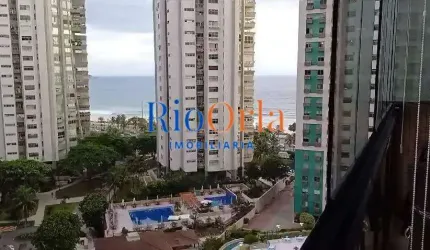 Vista mar, SUMMER DREAM, sol da manhã! Av. Lúcio Costa! Reformado!