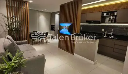 Lindo Apto. ao lado do Shopping. 2 Dorms. sendo 01 Suíte, Ampla Varanda Gourmet, Vista Livre