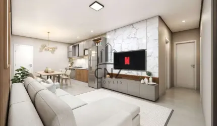 Apartamento à venda em Brusque-SC, bairro Azambuja: 2 quartos, 1 suíte, 2 salas, 2 banheiros, 1 vaga, 72,46m².