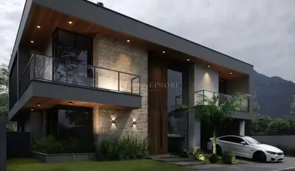 Casa em condomínio fechado com 3 quartos à venda na Rua Lagoinha, 1, Pedra Branca, Palhoça por R$ 3.684.000