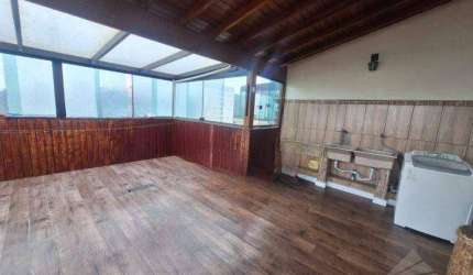 Cobertura com 3 dormitórios à venda, 114 m² por R$ 660.000,00 - Parque São Vicente - Mauá/SP
