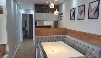 Apartamento com 2 dormitórios à venda, 52 m² - Vila Falchi - Mauá/SP