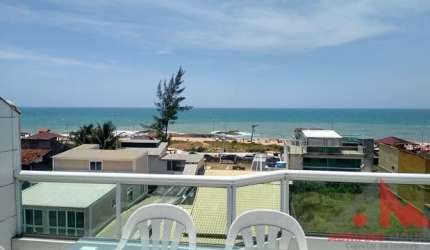 Oportunidade de cobertura triplex 3 suítes em Costazul - Rio das Ostras - Vista total do mar
