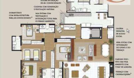 Apartamento com 4 dormitórios à venda, 222 m² por R$ 2.900.000,00 - Campo Belo - São Paulo/SP