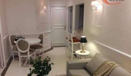 Apartamento com 1 dormitório para alugar, 39 m² por R$ 3.600,00/mês - Moema - São Paulo/SP