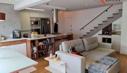 Apartamento com 1 dormitório à venda, 87 m² por R$ 1.250.000,00 - Campo Belo - São Paulo/SP
