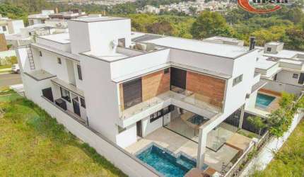 Sobrado em condómino fechado com 4 dormitórios à venda, 358 m² por R$ 4.500.000 - Residencial Duas Marias - Indaiatuba/SP