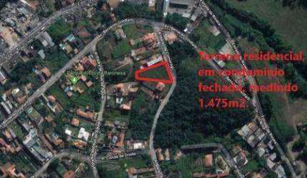 Terreno à venda, 1475 m² por R$ 870.000,00 - Jardim Ângela (Zona Sul) - São Paulo/SP