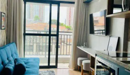 Apartamento com 1 dormitório para alugar, 33 m² por R$ 3.950/mês - Ipiranga - São Paulo/SP