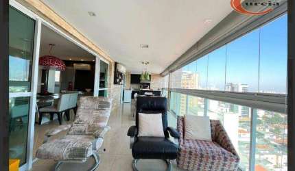 Apartamento com 3 dormitórios à venda, 205 m² por R$ 3.800.000,00 - Mirandópolis - São Paulo/SP