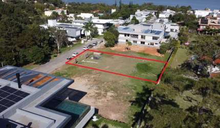 Terreno em condomínio fechado à venda na Rodovia Haroldo Soares Glavan, 1760, Cacupé, Florianópolis, 762 m2 por R$ 3.700.000