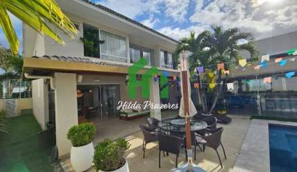 Casa em condomínio fechado com 4 quartos à venda na ALPHAVILLE LITORAL NORTE 1, Alphaville (Abrantes), Camaçari, 349 m2 por R$ 2.600.000