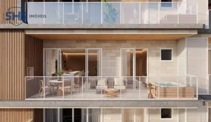 Apartamento com 3 dormitórios à venda, 132 m² por R$ 3.639.330,07 - Canto Grande - Bombinhas/SC