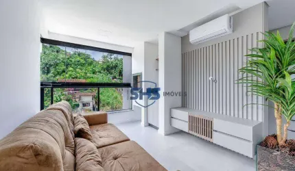 Apartamento com 1 dormitório para alugar, 54 m² por R$ 3.740,00/mês - Velha - Blumenau/SC