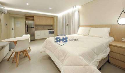 Apartamento com 1 dormitório para alugar, 32 m² por R$ 3.390,00/mês - Velha - Blumenau/SC