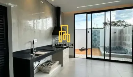 Casa em Condomínio para Venda em Uberlândia, Condomínio Splêndido, 3 dormitórios, 3 suítes, 4 banheiros, 2 vagas