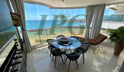 Apartamento Padrão - Apartamento com 3 quartos sendo 1 suíte com Vista Mar na Orla da Praia do Morro - Guarapari , ES