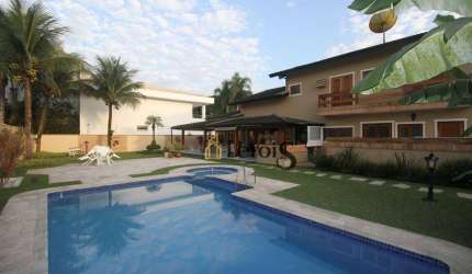 Casa com 4 dormitórios à venda, 360 m² por R$ 5.800.000,00 - Condomínio Hanga Roa - Bertioga/SP