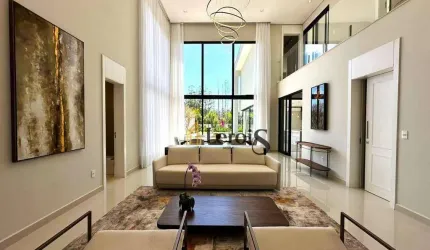 Casa com 5 dormitórios à venda, 410 m² por R$ 6.000.000,00 - Condomínio Villa Dos Pinheiros - Indaiatuba/SP